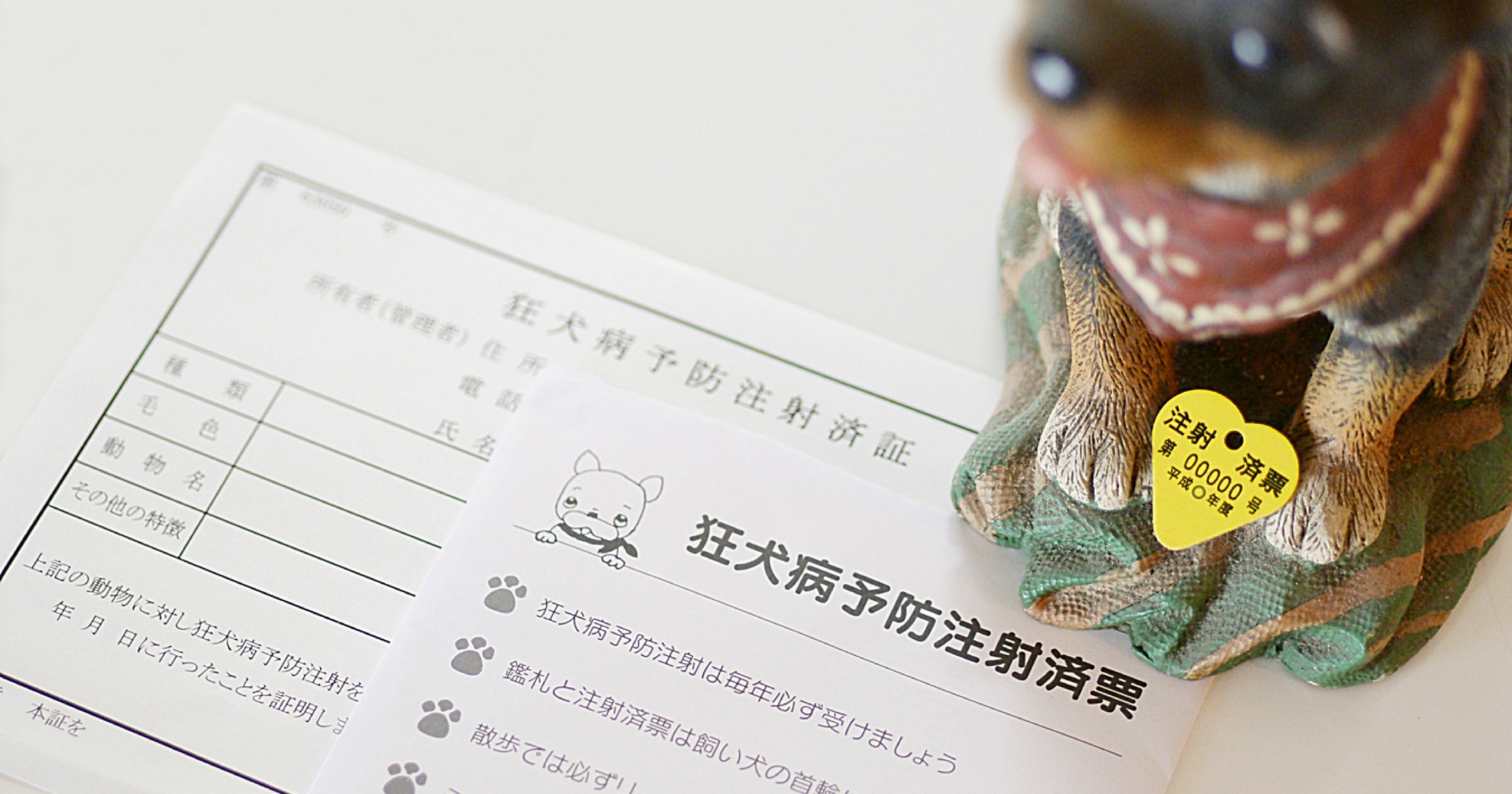 狂犬病予防注射済票